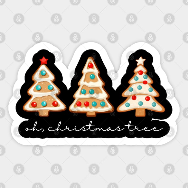 Christmas-Tree-Cake Sticker by DewaJassin